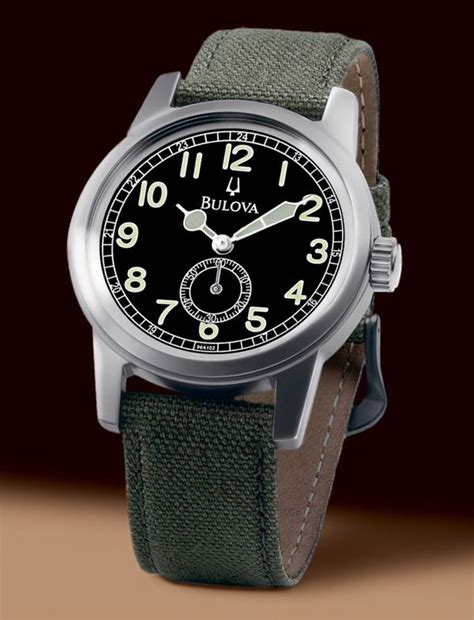 bulova military watch replica|bulova military style watch.